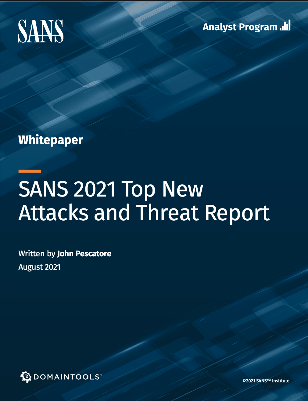 SANS 2021新的攻击和威胁报告